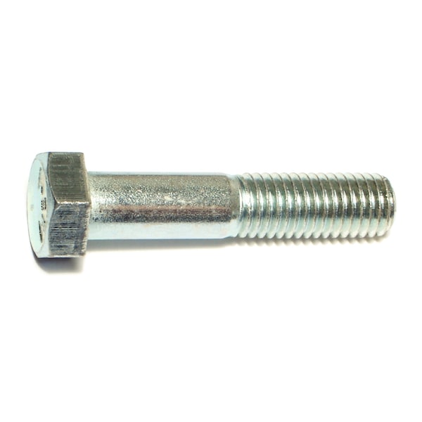 Midwest Fastener Grade 5, 5/8"-11 Hex Head Cap Screw, Zinc Plated Steel, 3 in L, 4 PK 70344 - main